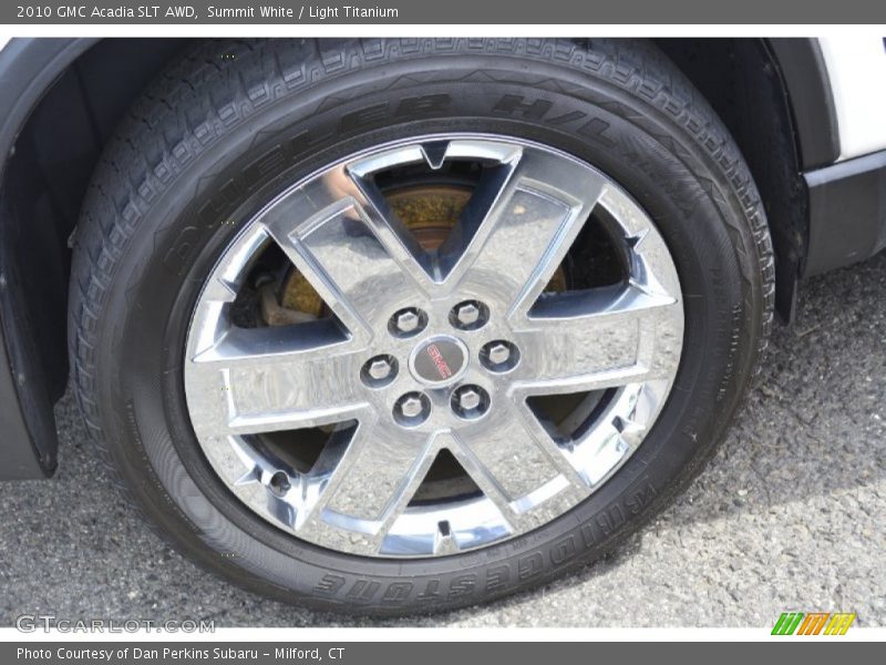 Summit White / Light Titanium 2010 GMC Acadia SLT AWD