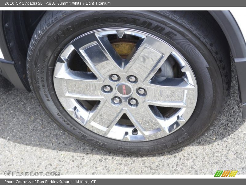Summit White / Light Titanium 2010 GMC Acadia SLT AWD