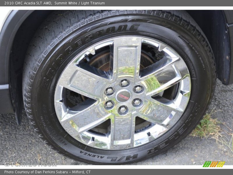 Summit White / Light Titanium 2010 GMC Acadia SLT AWD