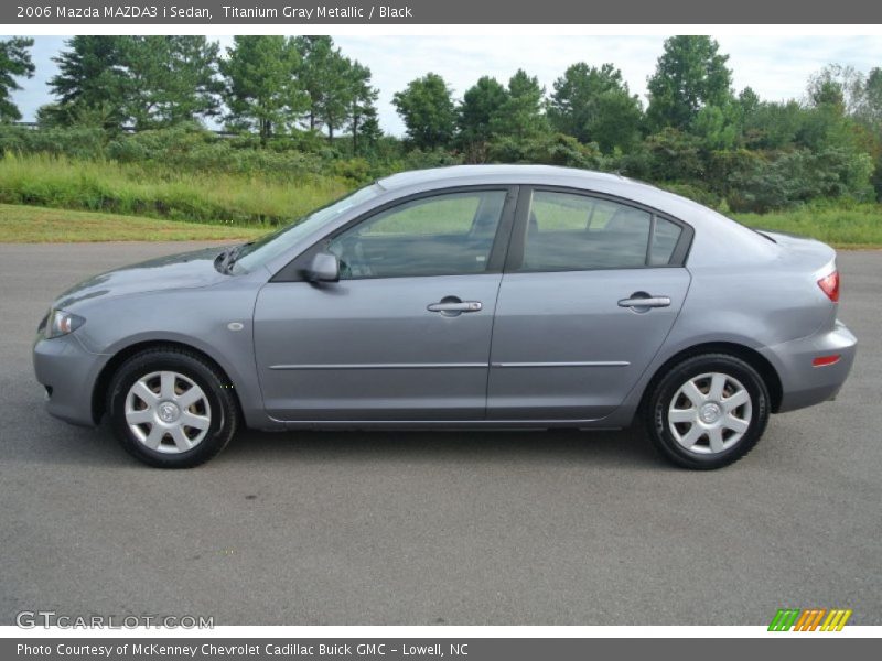Titanium Gray Metallic / Black 2006 Mazda MAZDA3 i Sedan