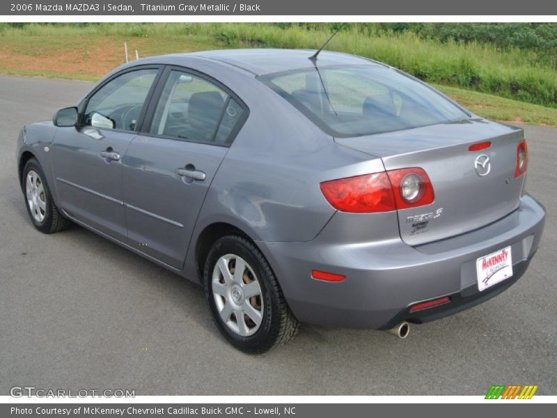 Titanium Gray Metallic / Black 2006 Mazda MAZDA3 i Sedan