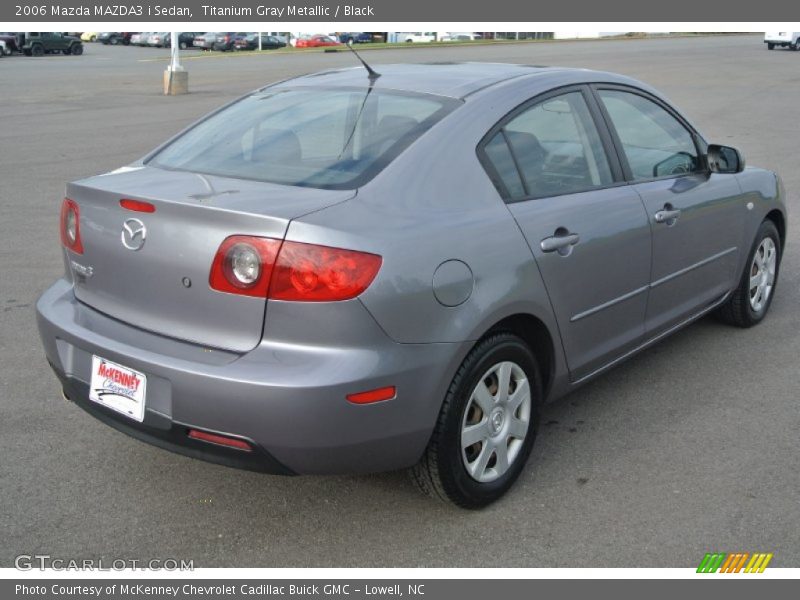 Titanium Gray Metallic / Black 2006 Mazda MAZDA3 i Sedan