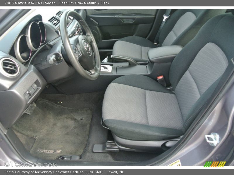 Titanium Gray Metallic / Black 2006 Mazda MAZDA3 i Sedan