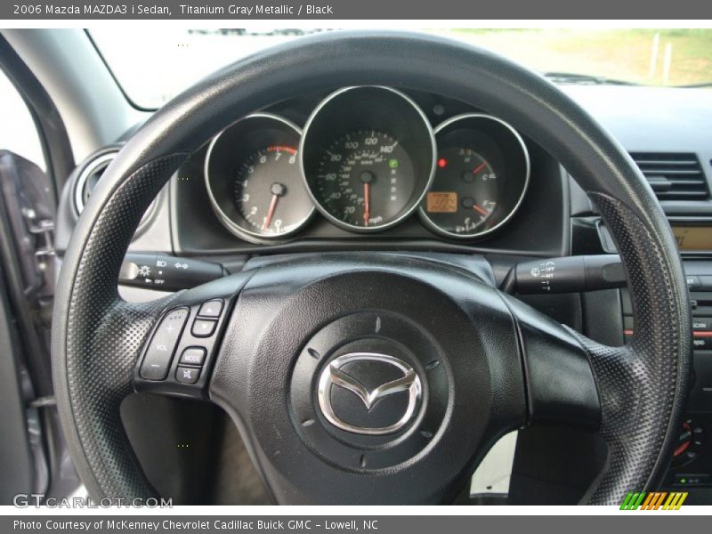 Titanium Gray Metallic / Black 2006 Mazda MAZDA3 i Sedan