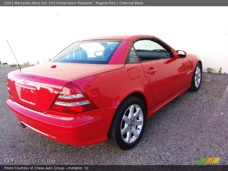 Magma Red / Charcoal Black 2001 Mercedes-Benz SLK 230 Kompressor Roadster