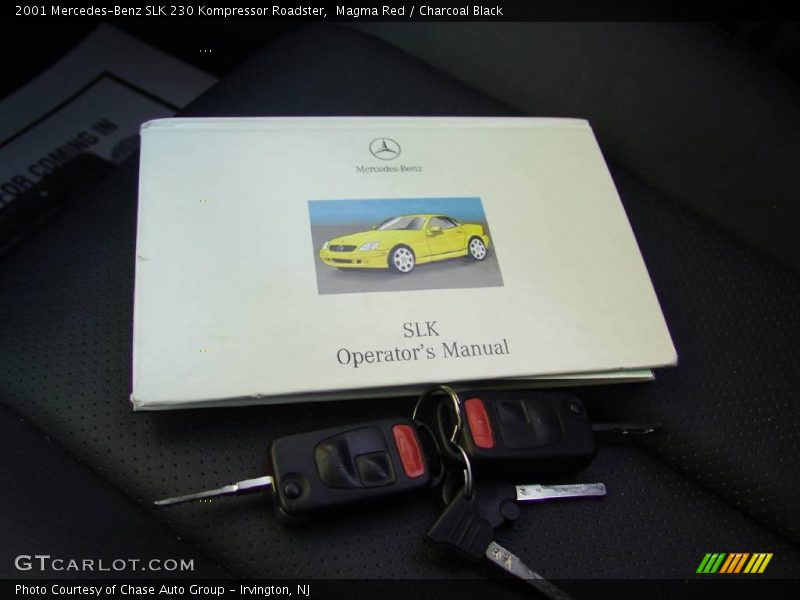 Magma Red / Charcoal Black 2001 Mercedes-Benz SLK 230 Kompressor Roadster