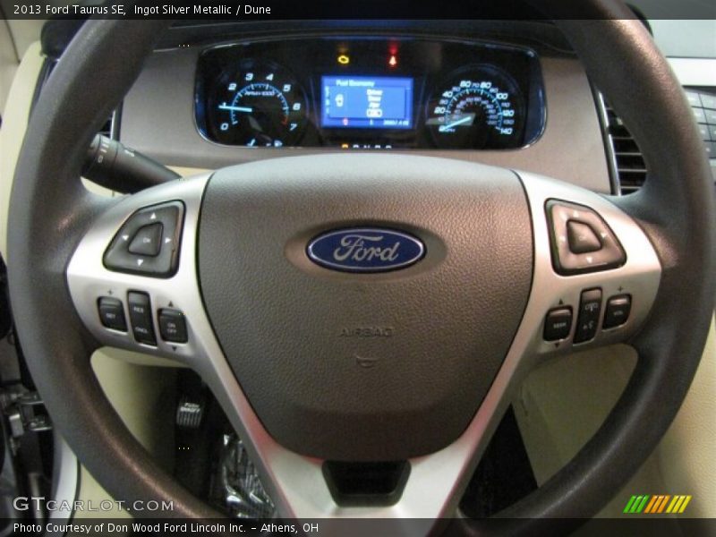 Ingot Silver Metallic / Dune 2013 Ford Taurus SE