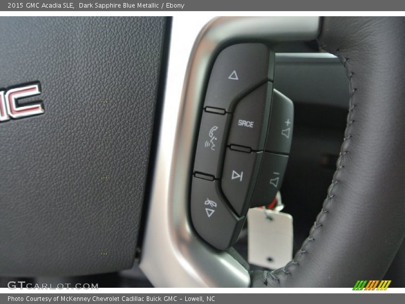 Dark Sapphire Blue Metallic / Ebony 2015 GMC Acadia SLE