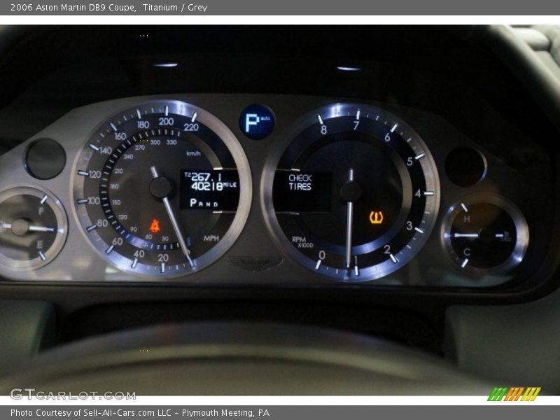  2006 DB9 Coupe Coupe Gauges