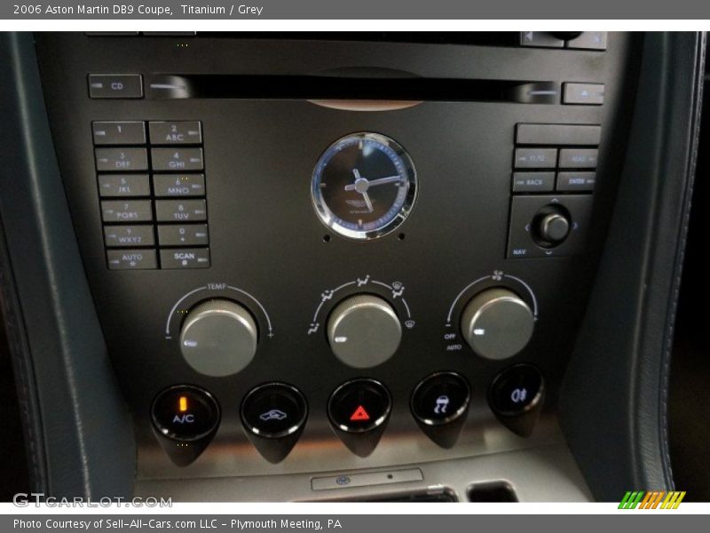 Controls of 2006 DB9 Coupe