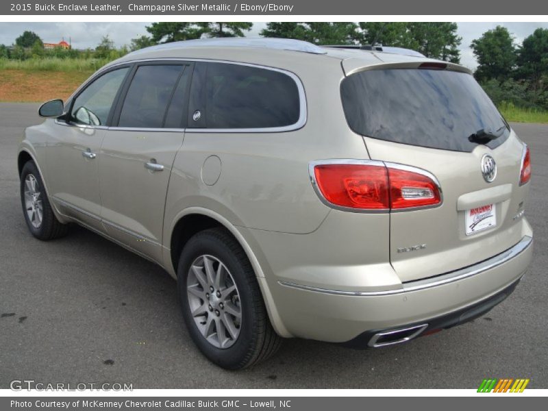 Champagne Silver Metallic / Ebony/Ebony 2015 Buick Enclave Leather