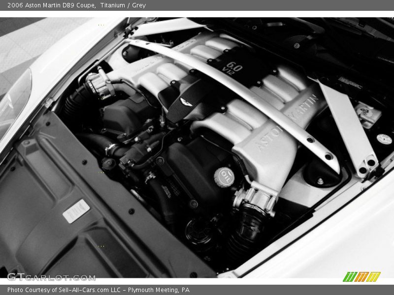  2006 DB9 Coupe Engine - 6.0 Liter DOHC 48 Valve V12