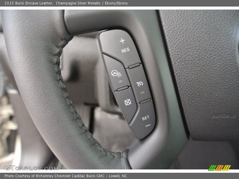 Champagne Silver Metallic / Ebony/Ebony 2015 Buick Enclave Leather
