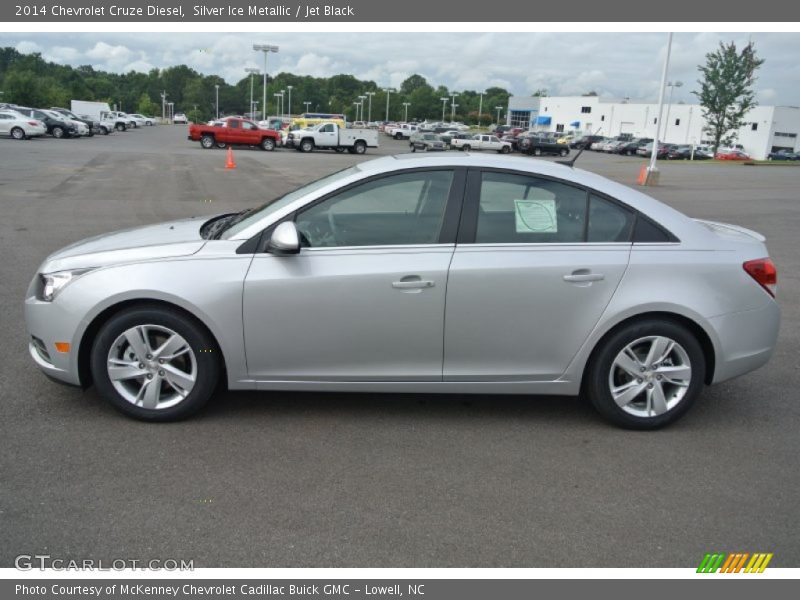 Silver Ice Metallic / Jet Black 2014 Chevrolet Cruze Diesel