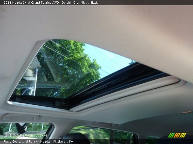 Dolphin Gray Mica / Black 2011 Mazda CX-9 Grand Touring AWD