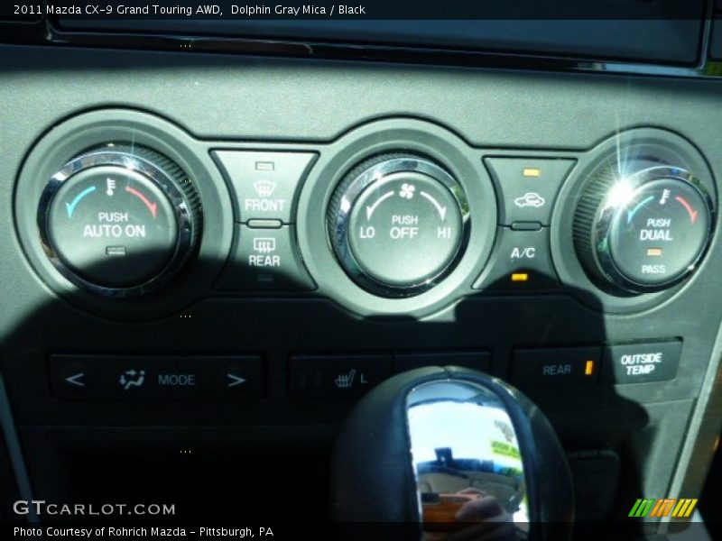 Dolphin Gray Mica / Black 2011 Mazda CX-9 Grand Touring AWD