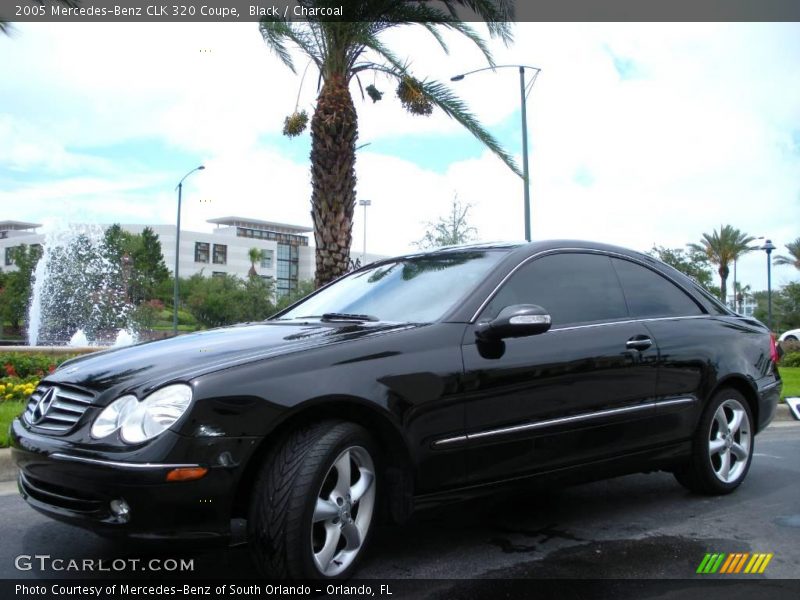 Black / Charcoal 2005 Mercedes-Benz CLK 320 Coupe