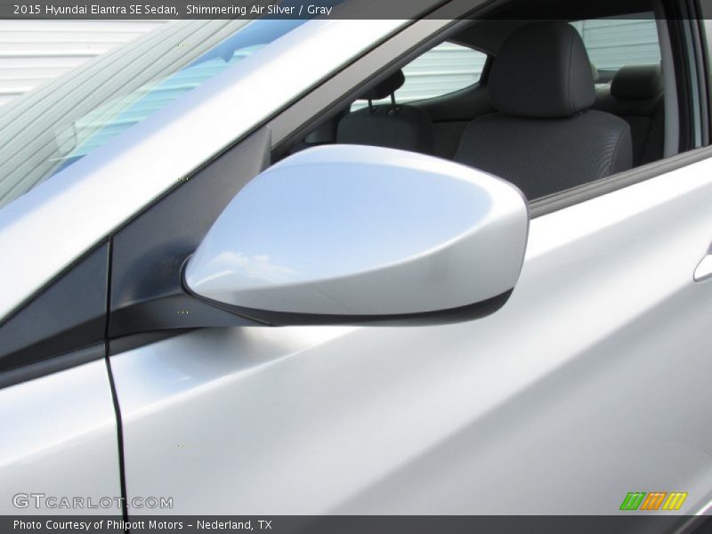 Shimmering Air Silver / Gray 2015 Hyundai Elantra SE Sedan