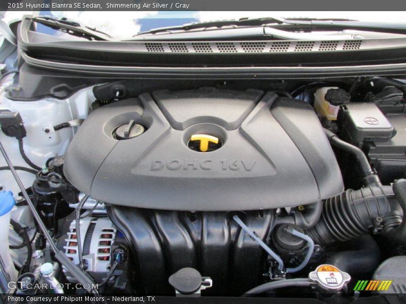 Shimmering Air Silver / Gray 2015 Hyundai Elantra SE Sedan