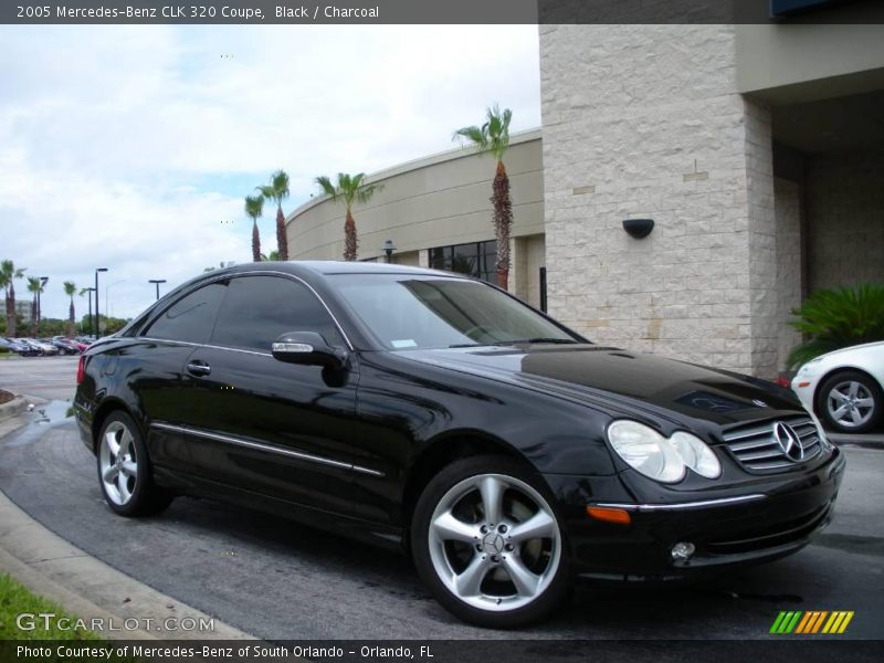 Black / Charcoal 2005 Mercedes-Benz CLK 320 Coupe