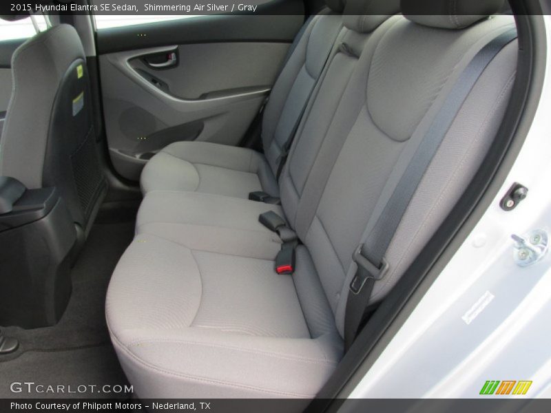 Shimmering Air Silver / Gray 2015 Hyundai Elantra SE Sedan