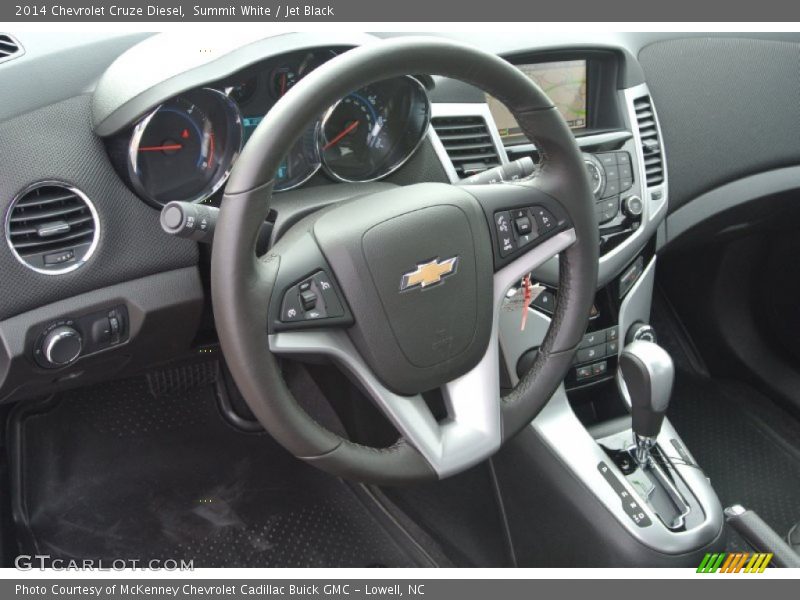 Summit White / Jet Black 2014 Chevrolet Cruze Diesel