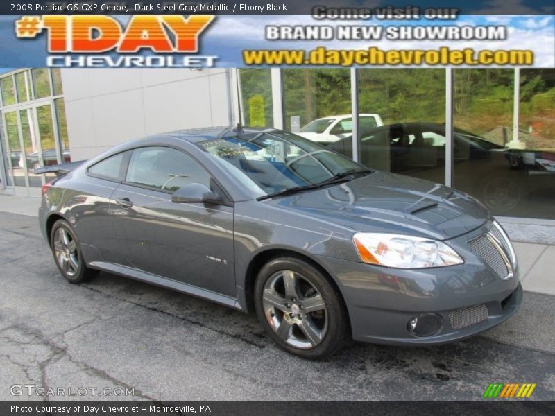 Dark Steel Gray Metallic / Ebony Black 2008 Pontiac G6 GXP Coupe