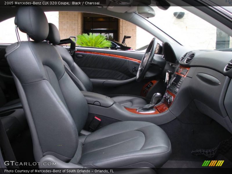 Black / Charcoal 2005 Mercedes-Benz CLK 320 Coupe
