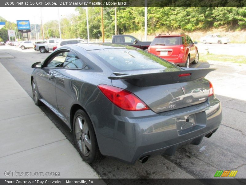 Dark Steel Gray Metallic / Ebony Black 2008 Pontiac G6 GXP Coupe