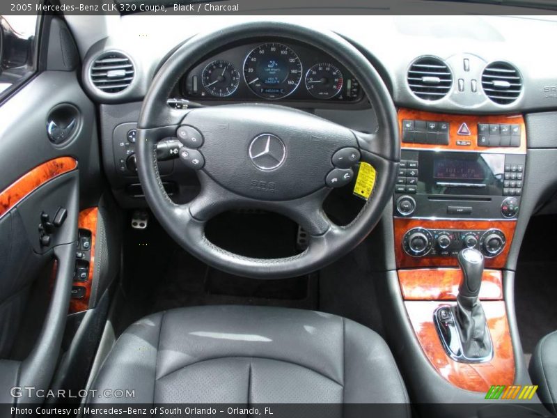 Black / Charcoal 2005 Mercedes-Benz CLK 320 Coupe