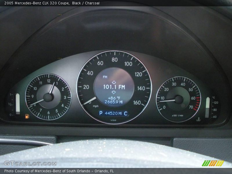 Black / Charcoal 2005 Mercedes-Benz CLK 320 Coupe