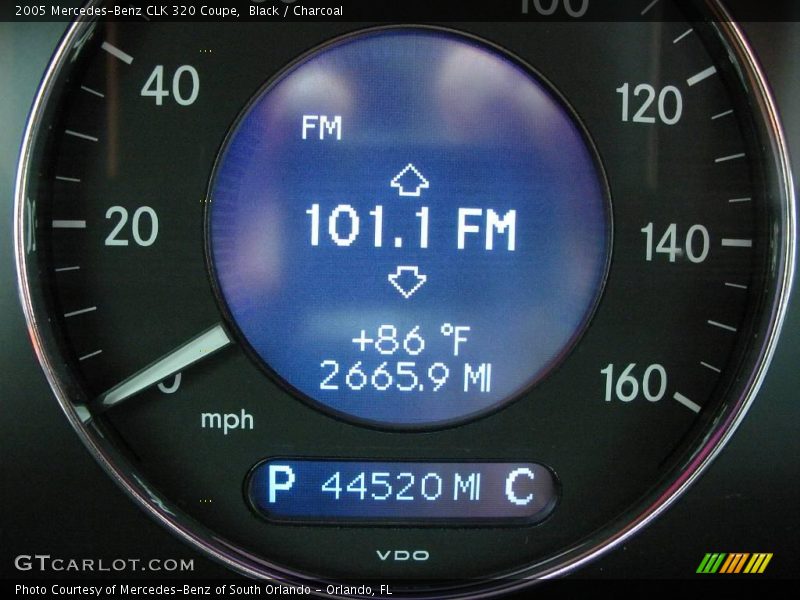 Black / Charcoal 2005 Mercedes-Benz CLK 320 Coupe