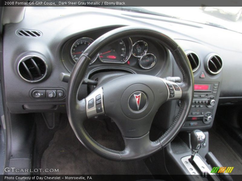 Dark Steel Gray Metallic / Ebony Black 2008 Pontiac G6 GXP Coupe