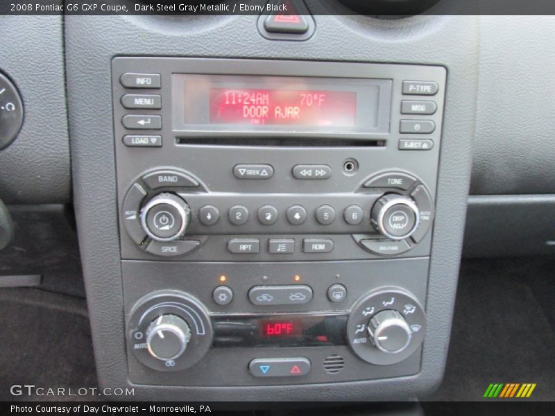 Dark Steel Gray Metallic / Ebony Black 2008 Pontiac G6 GXP Coupe