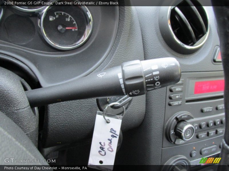 Dark Steel Gray Metallic / Ebony Black 2008 Pontiac G6 GXP Coupe