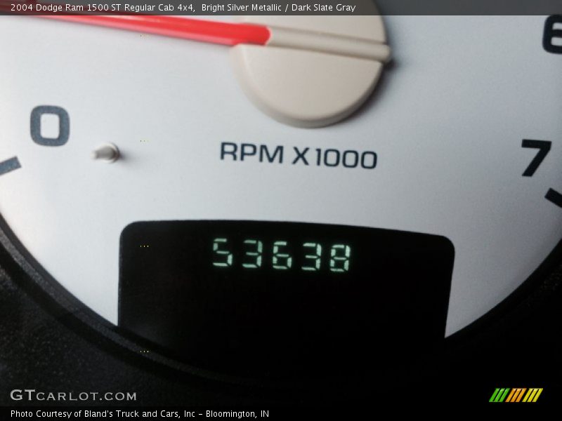 Bright Silver Metallic / Dark Slate Gray 2004 Dodge Ram 1500 ST Regular Cab 4x4