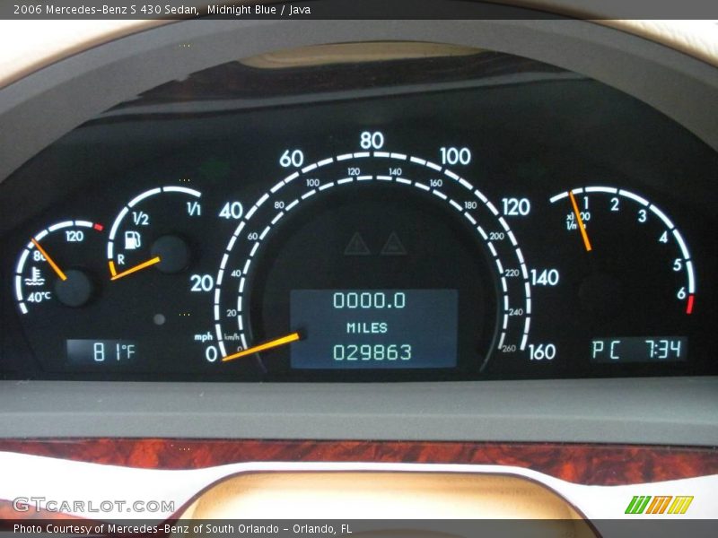 Midnight Blue / Java 2006 Mercedes-Benz S 430 Sedan
