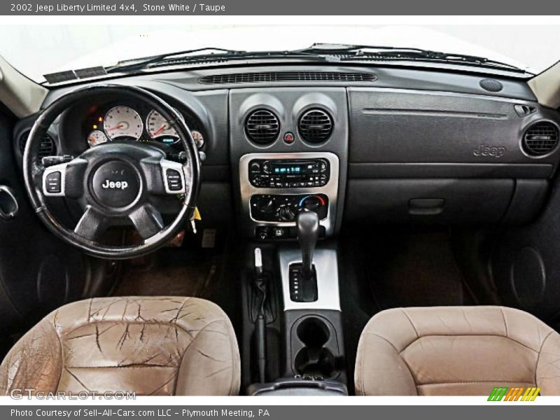 Stone White / Taupe 2002 Jeep Liberty Limited 4x4