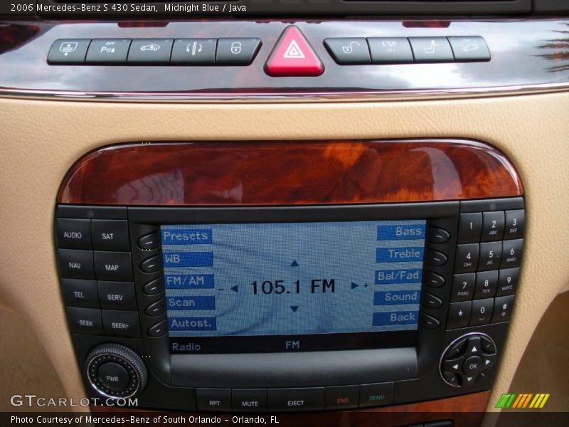 Midnight Blue / Java 2006 Mercedes-Benz S 430 Sedan