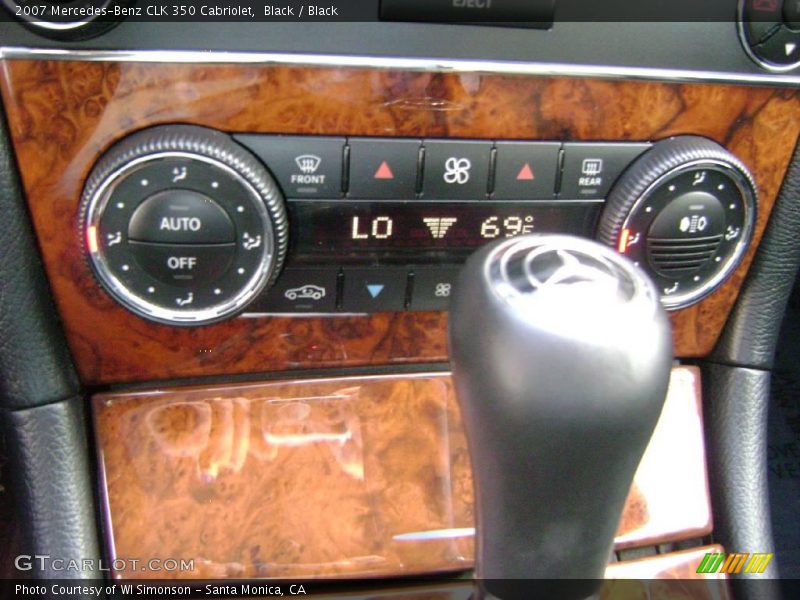 Black / Black 2007 Mercedes-Benz CLK 350 Cabriolet