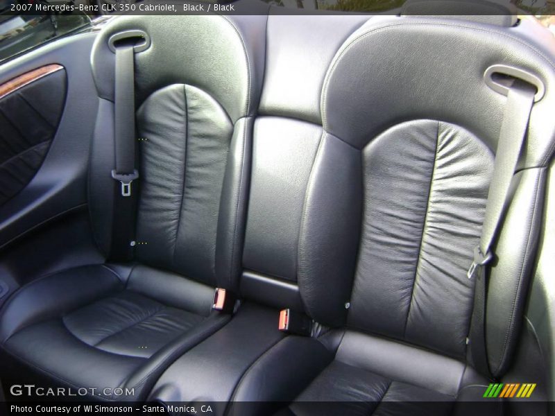 Black / Black 2007 Mercedes-Benz CLK 350 Cabriolet