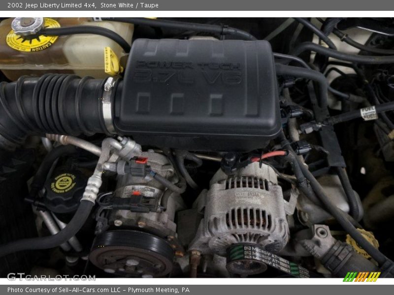 Stone White / Taupe 2002 Jeep Liberty Limited 4x4