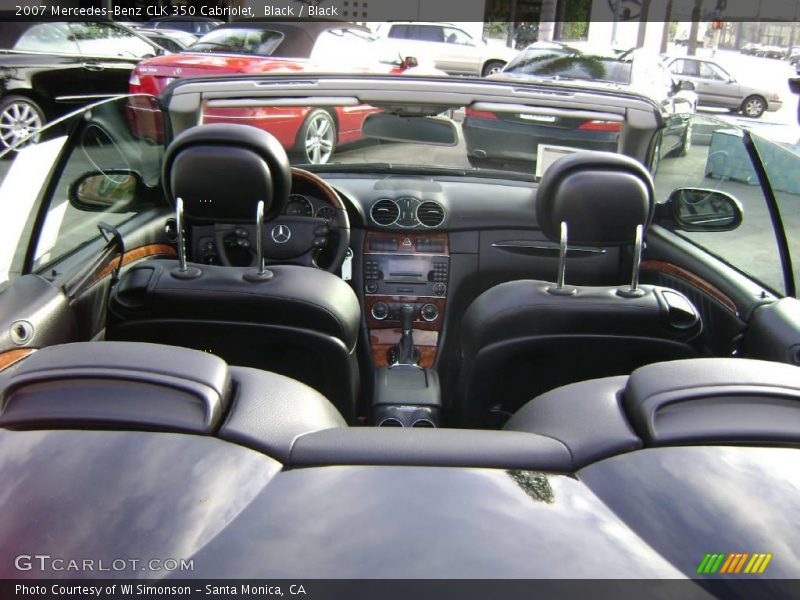 Black / Black 2007 Mercedes-Benz CLK 350 Cabriolet