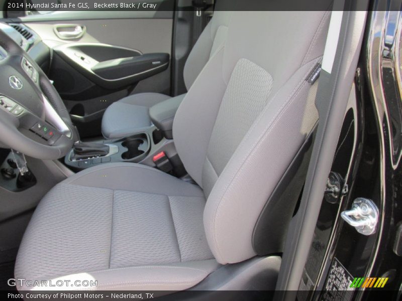 Front Seat of 2014 Santa Fe GLS