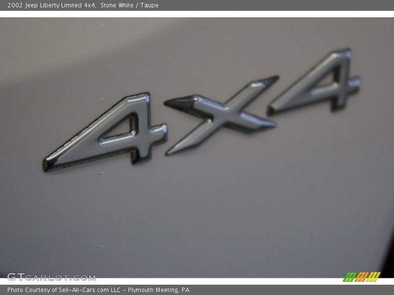Stone White / Taupe 2002 Jeep Liberty Limited 4x4