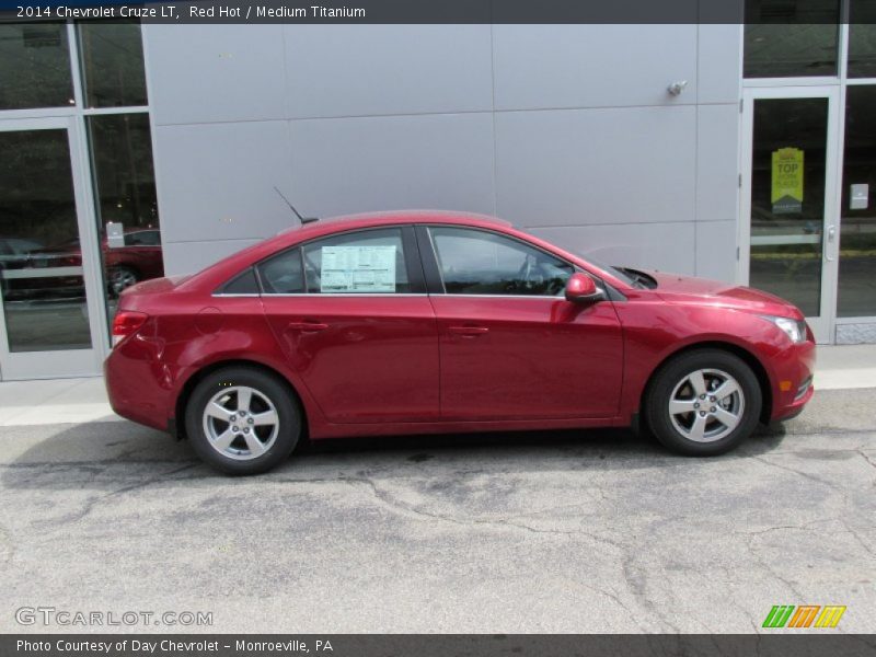 Red Hot / Medium Titanium 2014 Chevrolet Cruze LT