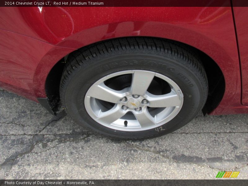 Red Hot / Medium Titanium 2014 Chevrolet Cruze LT