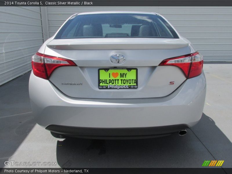 Classic Silver Metallic / Black 2014 Toyota Corolla S