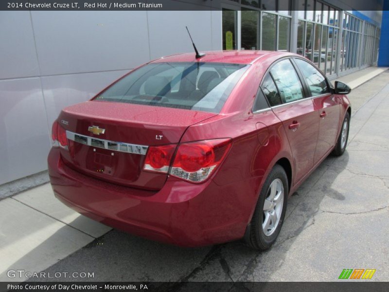 Red Hot / Medium Titanium 2014 Chevrolet Cruze LT
