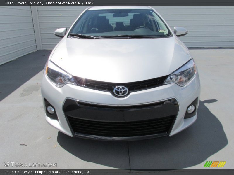 Classic Silver Metallic / Black 2014 Toyota Corolla S